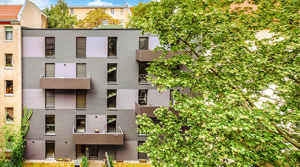 Gemeinschaftsbereich eines JOPE Co-Living-Projekts